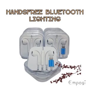 HEADSET BLUETOOTH + KABEL UNTUK IPHONE