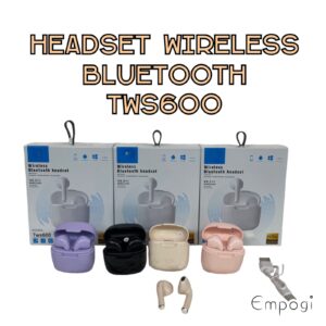 HEADSET BLUETOOTH WIRELESS TWS-600