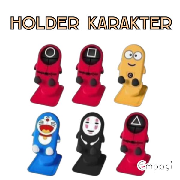 HOLDER HP KARAKTER ANIMASI LUCU BISA DI LIPAT