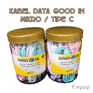 JUAL PER TOPLES 1 TOPLES ISI 16PCS KABEL DATA GOOD IN MIKRO TIPE C FAST CHARGE