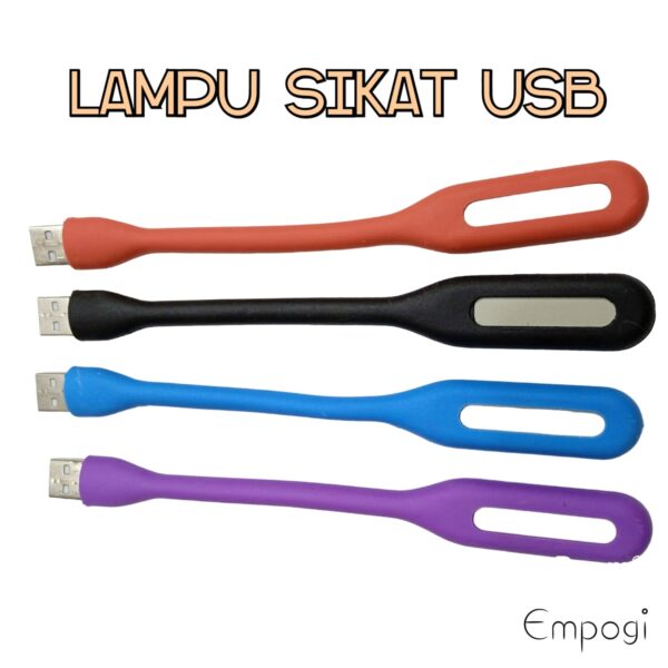 LAMPU SIKAT USB LAMPU LENTUR WARNA WARNI