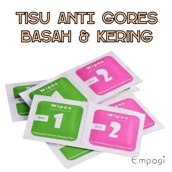 TISU TG ANTIGORES DOUBLE KERING DAN BASAH UKURAN BIASA